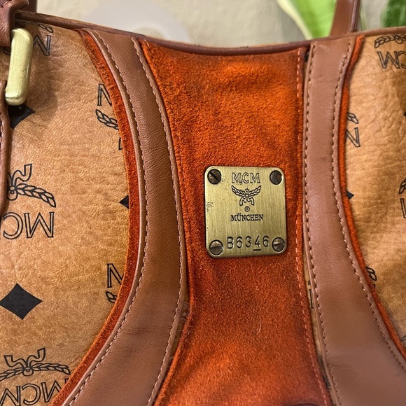 MCM COGNAC VISETOS HANDBAG - Picture 8 of 16